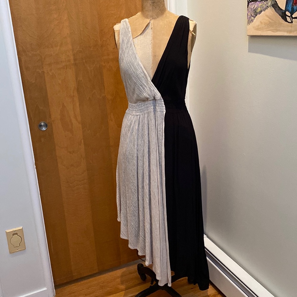 Maeve v-neck dress with elastic waist